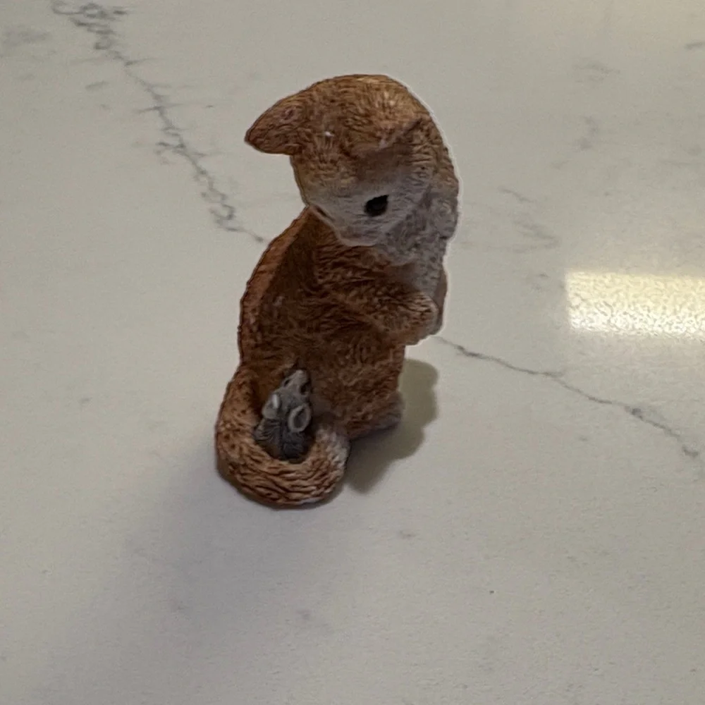 Set of Three Cat Figurines